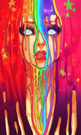 Необычные яркие рисунки