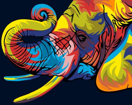 Картина по номерам Артвентура Радужный