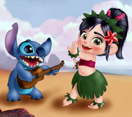 Лило и Стич Стич и любовь
