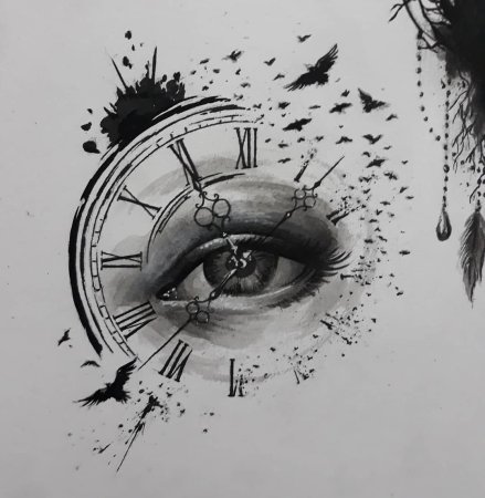 Глаз тату эскиз