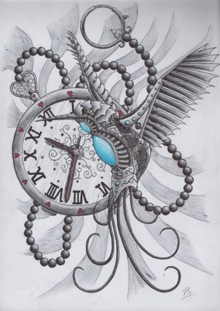 Часы набросок