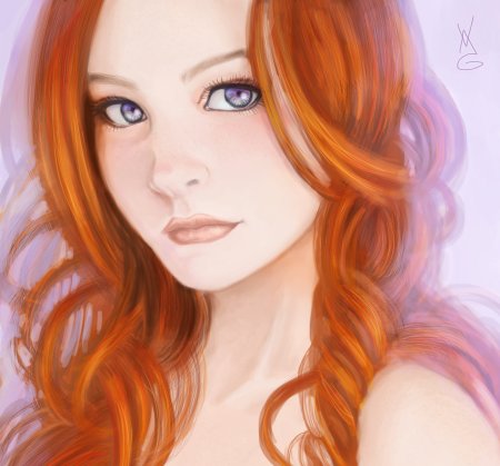 Мультяшные рыжие девушки