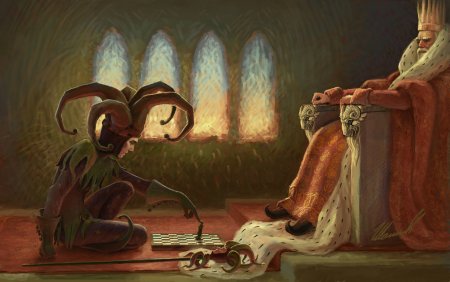 Король и Шут шахматы арт