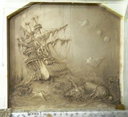 Скандинавский барельеф