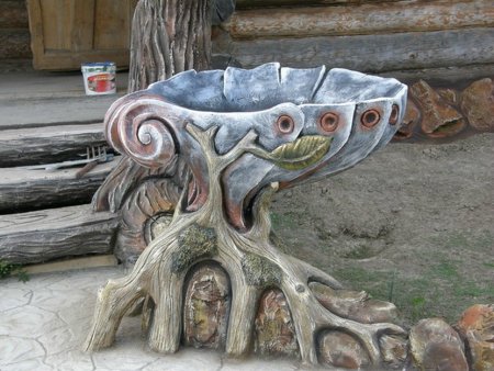 Декоративные изделия из бетона