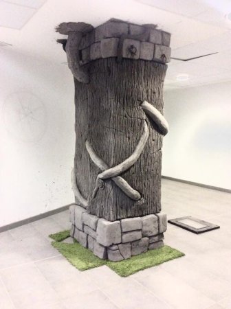 Колонны из арт бетона