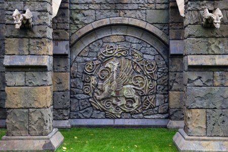 Стены из арт бетона