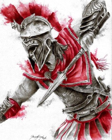 Тату Римский легионер