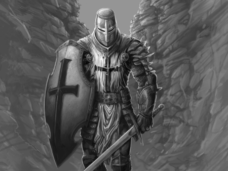 Тамплиер фэнтези арт броня