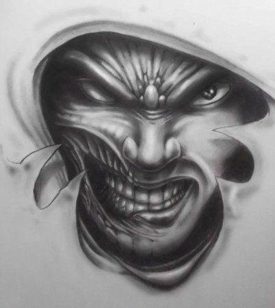 Демон Горгулья gravure