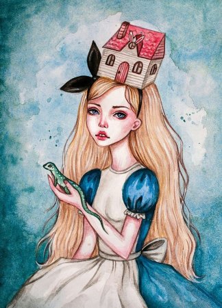 Алиса в стране чудес аниме