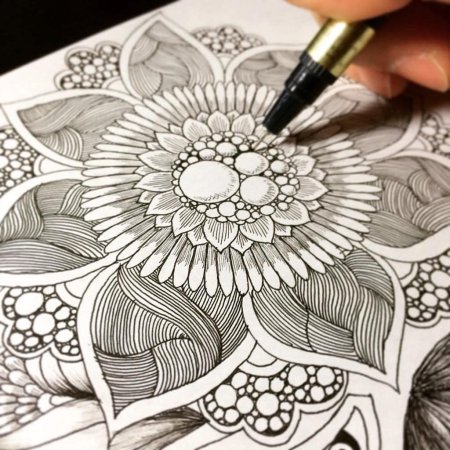 Дудлинг и Зентангл