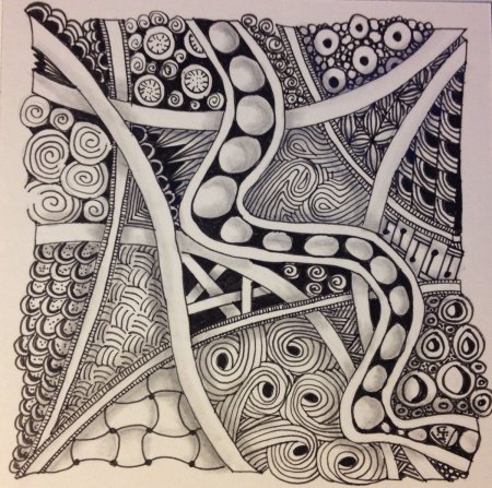 Зен медитативное рисование