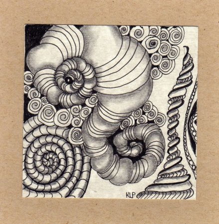 Зентангл иллюзия