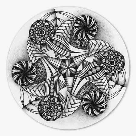 Zen рисование Art медитативное