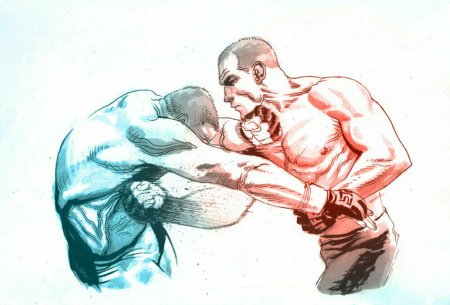 Боец иллюстрация