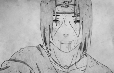 Итачи карандашом