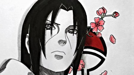 Граффити Итачи Учиха