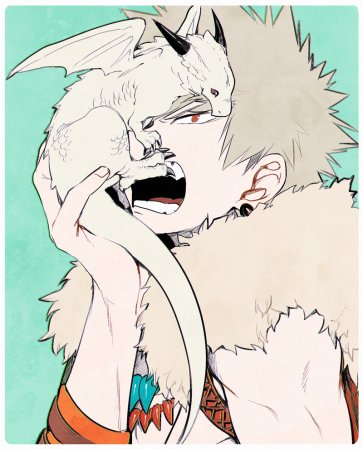 Бакуго Кацуки кот