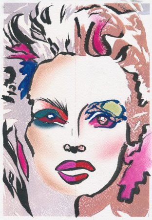 Макияж картина