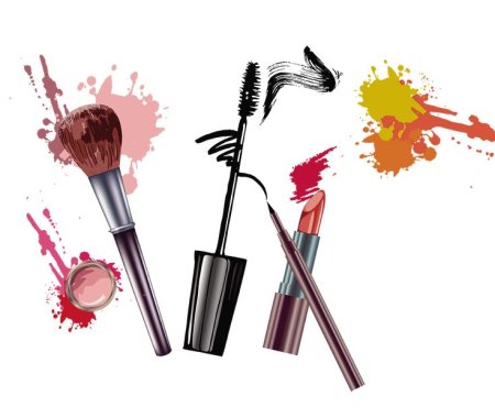 Векторные кисти для макияжа