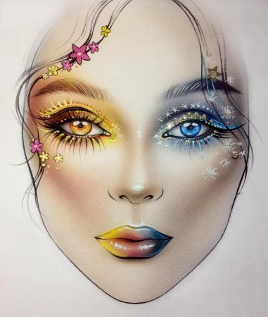 Эскиз грима