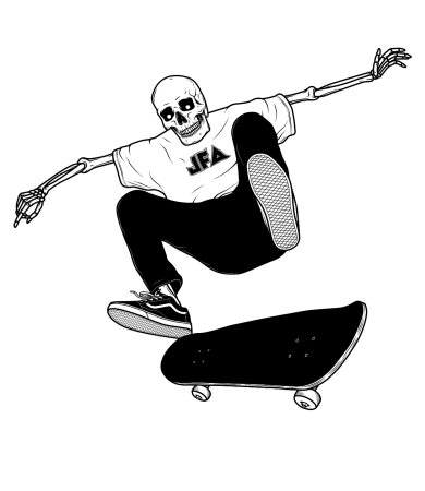 Скелет скейт