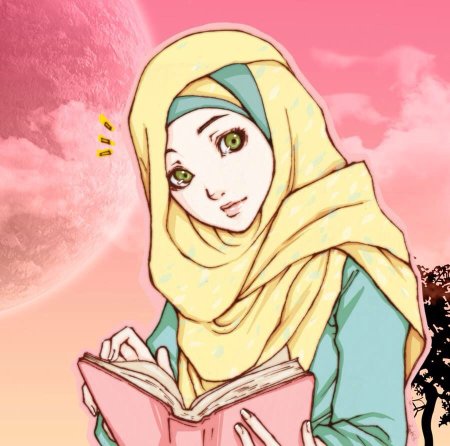 Муслим аниме никаб
