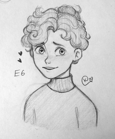 Арт Пэйтона карандашом