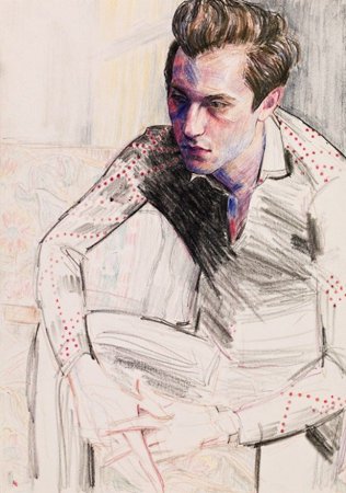 Портрет Пейтона карандашом