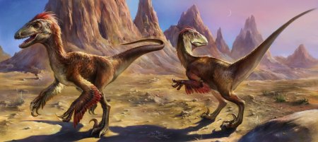 Ютараптор прогулки с динозаврами