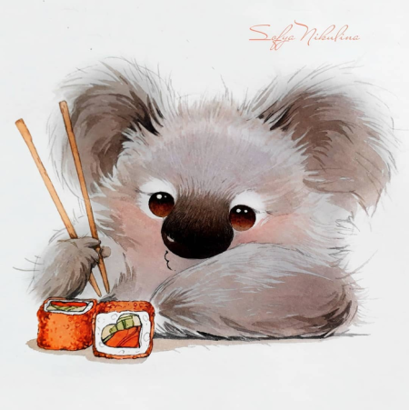 Акварельные иллюстрации Софьи Никулиной