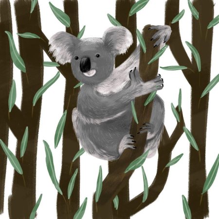 Коала с ребенком