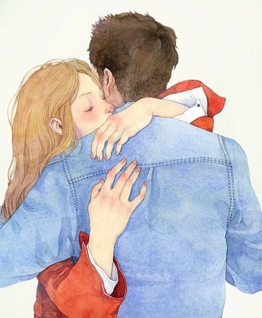 Объятия рисунок