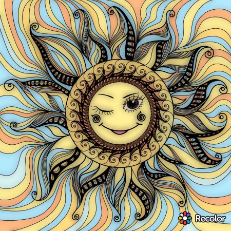 Орнамент солнце