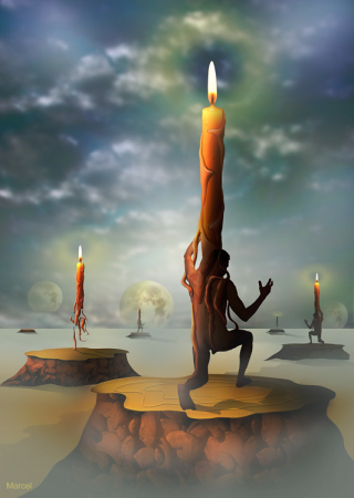 Владимир куш картина свеча