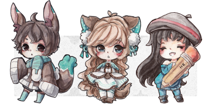 Стиль рисования чибики