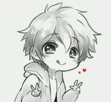 Рисунки аниме мальчики