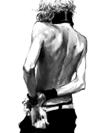 Мужская спина арт