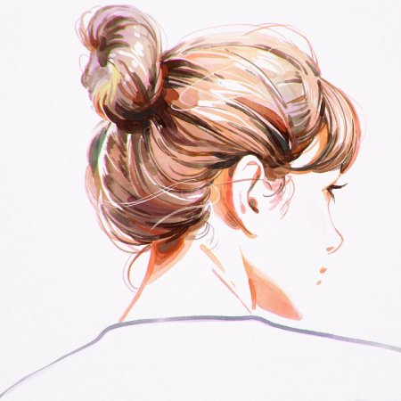 Девушка рисунок