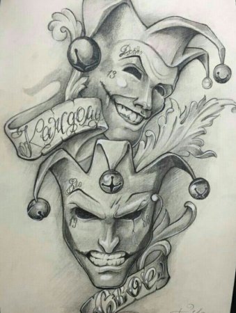 Шут арт тату