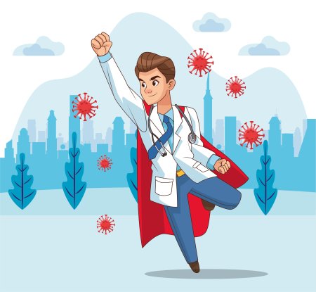 Врач рисунок