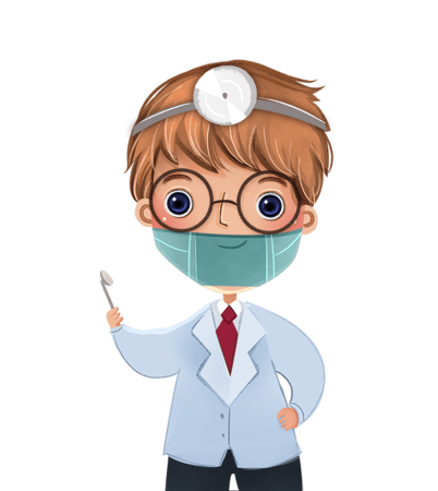 Медсестра на белом фоне