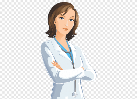 Мультяшный доктор девушка