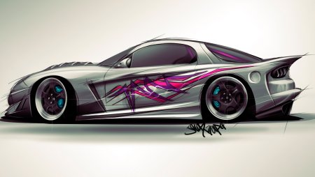 Стили рисования машин