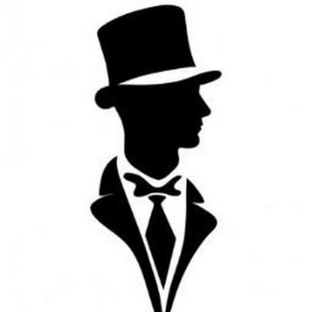 Арт джентльмена в пиджаке