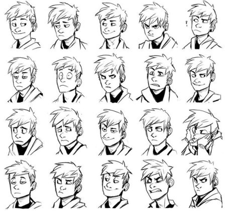 Эмоции персонажей