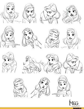 Референс эмоции Дисней