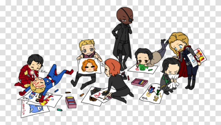 Дети Мстителей арты