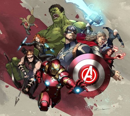 Гамора Марвел арт